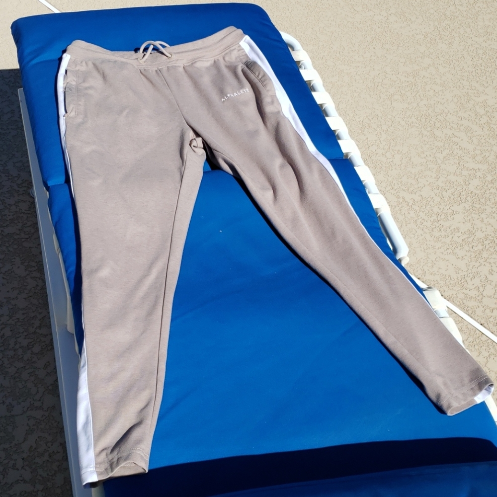 Alphalete striped joggers